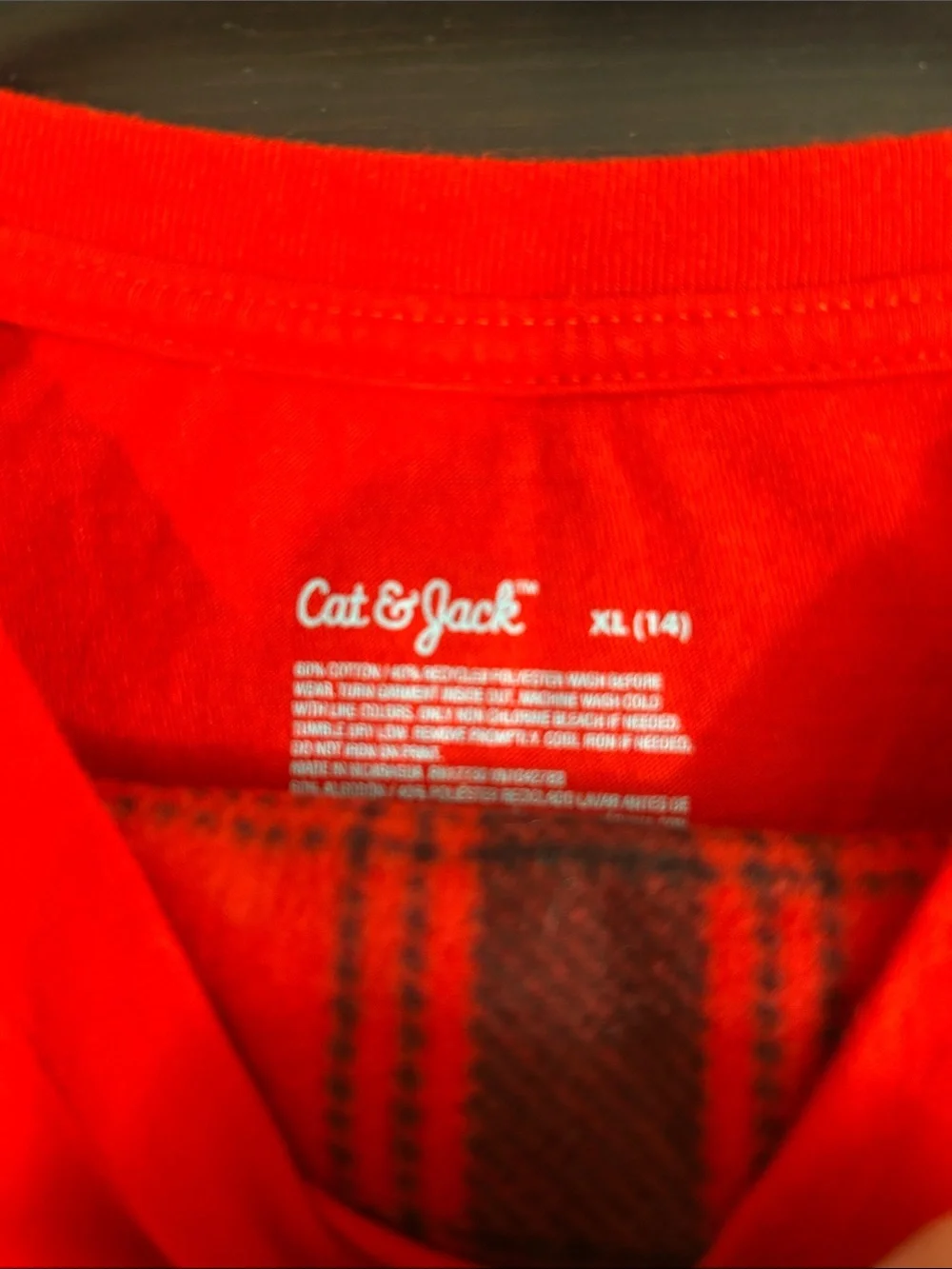 Wondershop Red and Black Plaid Kids' Flannel